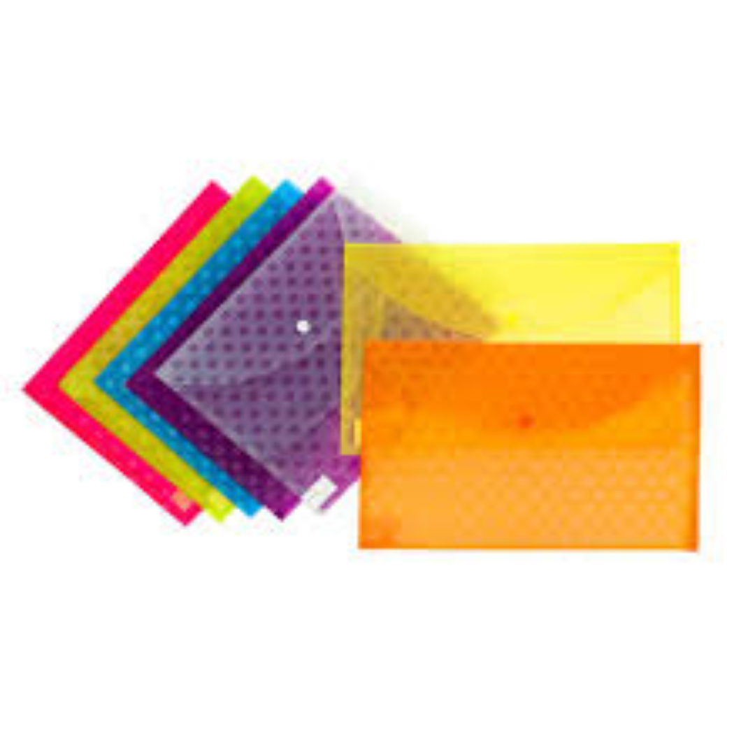 Clipp Document bag F/S Embo. w/butto OE CP-FT1001C